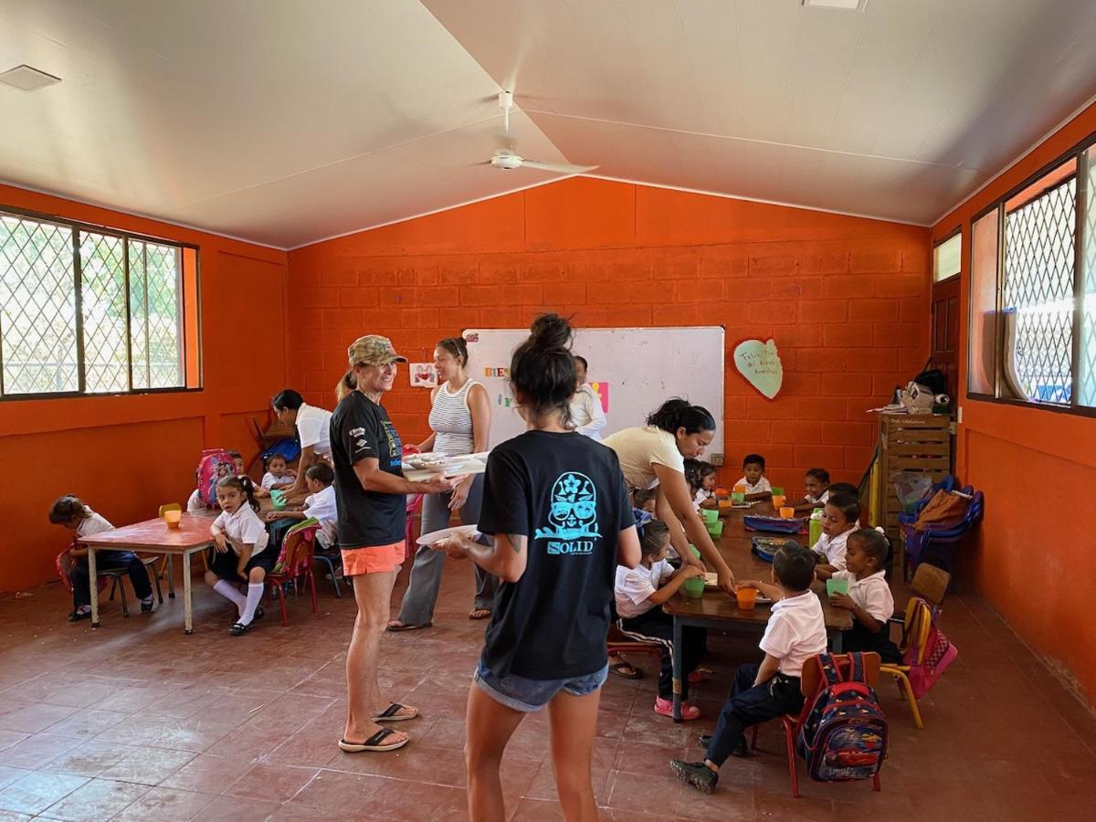 Solid Surf Camp Hostel Nicaragua Transito Esterno foto
